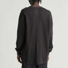 Snow Peak Men's Heavyweight Waffle Pullover in Charcoal