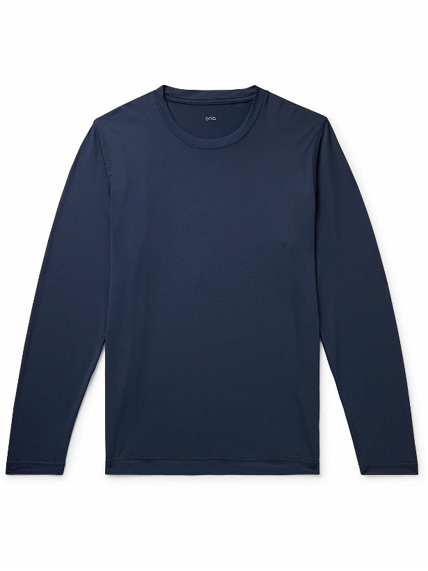 Photo: Onia - Stretch-Nylon Jersey T-Shirt - Blue