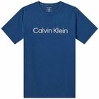 Calvin Klein Men's Chest Logo T-Shirt in Lake Crest Blue