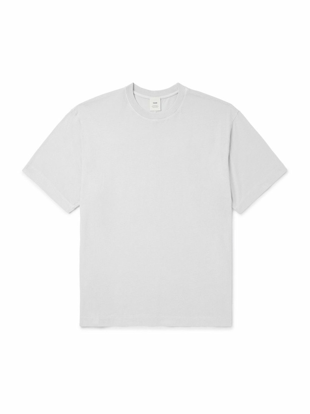 Photo: SSAM - Charlie Organic Cotton-Jersey T-Shirt - Gray
