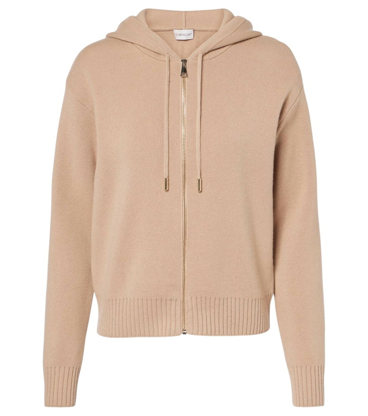Photo: Moncler Zip-up wool and cashmere hoodie