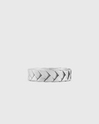 Serge De Nimes Silver Woven Ring Silver - Mens - Jewellery