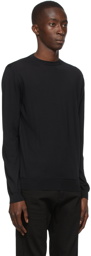 Ermenegildo Zegna Black Cashmere Sweater