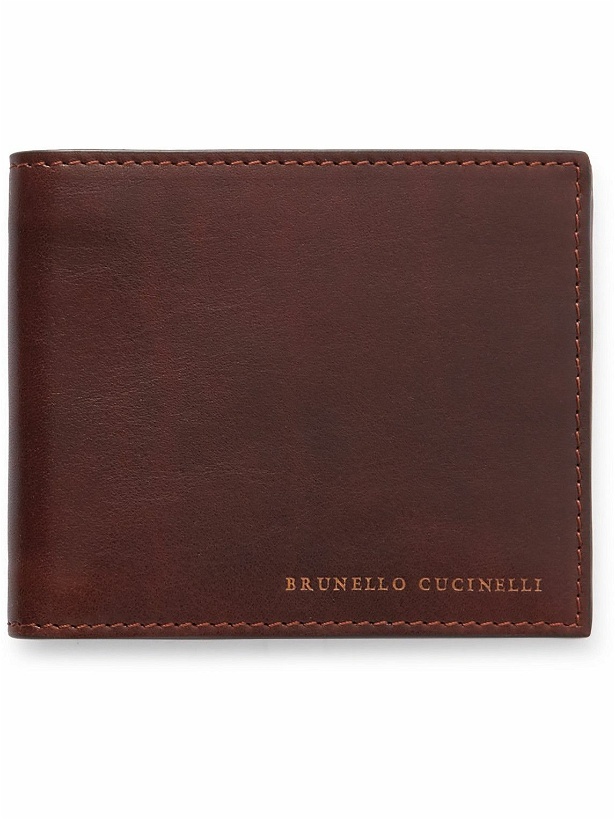 Photo: Brunello Cucinelli - Leather Billfold Wallet