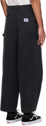 NEEDLES Black H.D. Apron Trousers