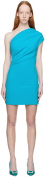 WYNN HAMLYN Blue Ruby Minidress