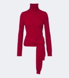 Moncler Wool and cashmere turtleneck sweater