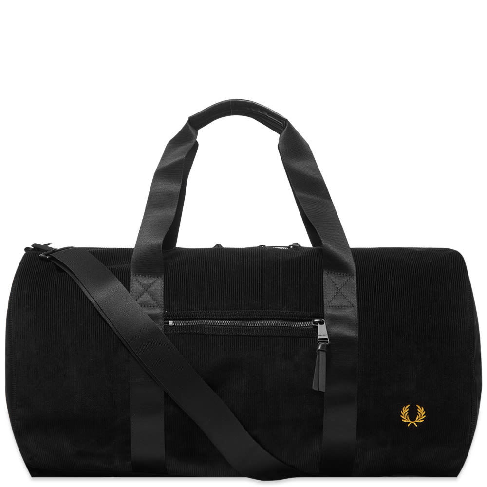 Fred perry twin 2025 tipped barrel bag