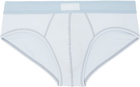 SKIMS Three-Pack Blue SKIMS Cotton Briefs
