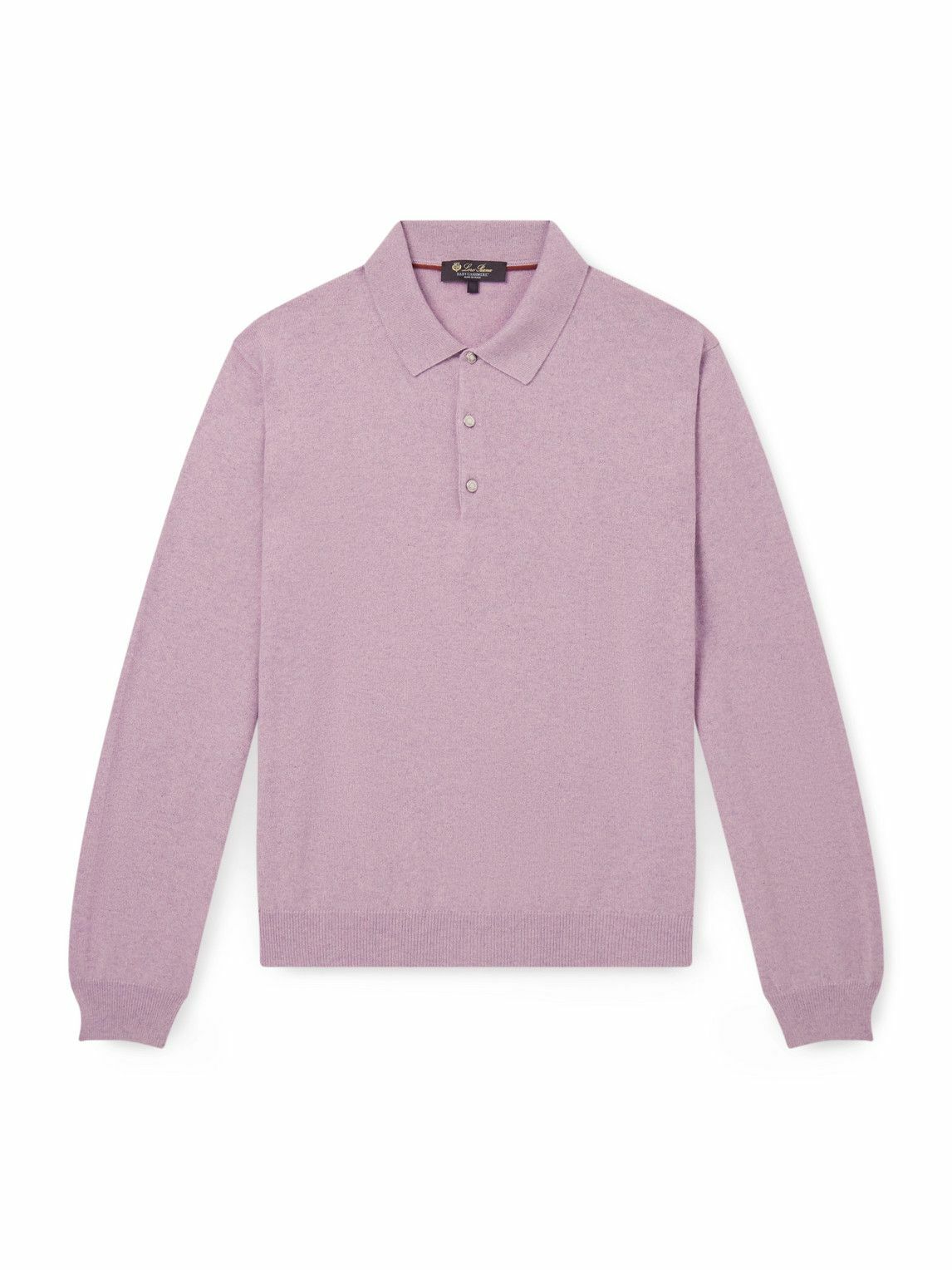 Loro Piana - Cashmere Polo Shirt - Purple Loro Piana