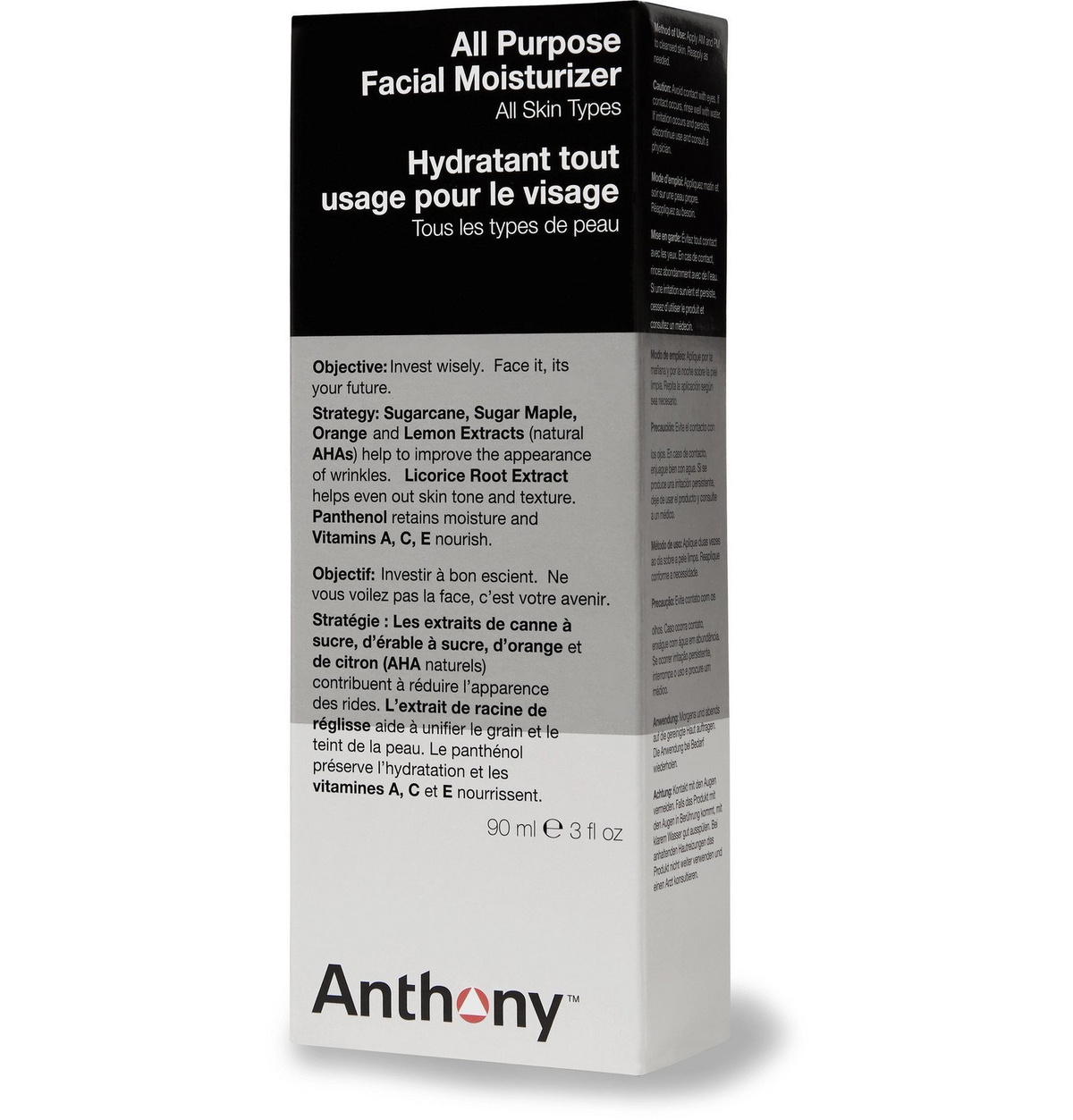 Anthony - All Purpose Facial Moisturizer, 90ml - Colorless