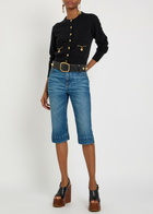 Chloe Cropped Straight-leg Jeans Denim