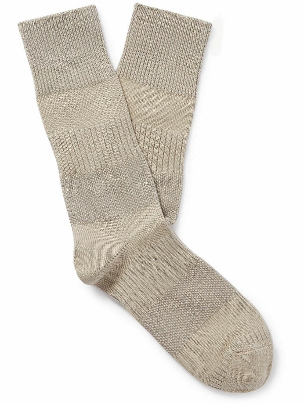 Photo: Mr P. - Textured Knitted Socks