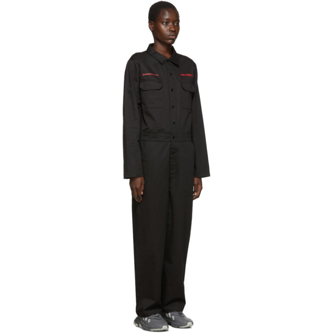 Polythene* Optics Black Boiler Jumpsuit