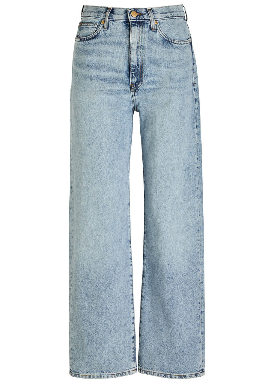 Tove Sofie Relaxed Straight-leg Jeans Blue