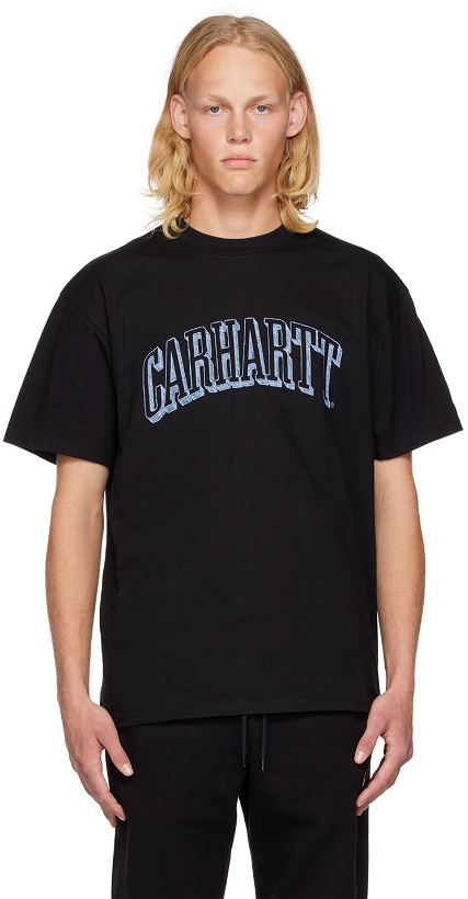 Photo: Carhartt Work In Progress Black Printed T-Shirt