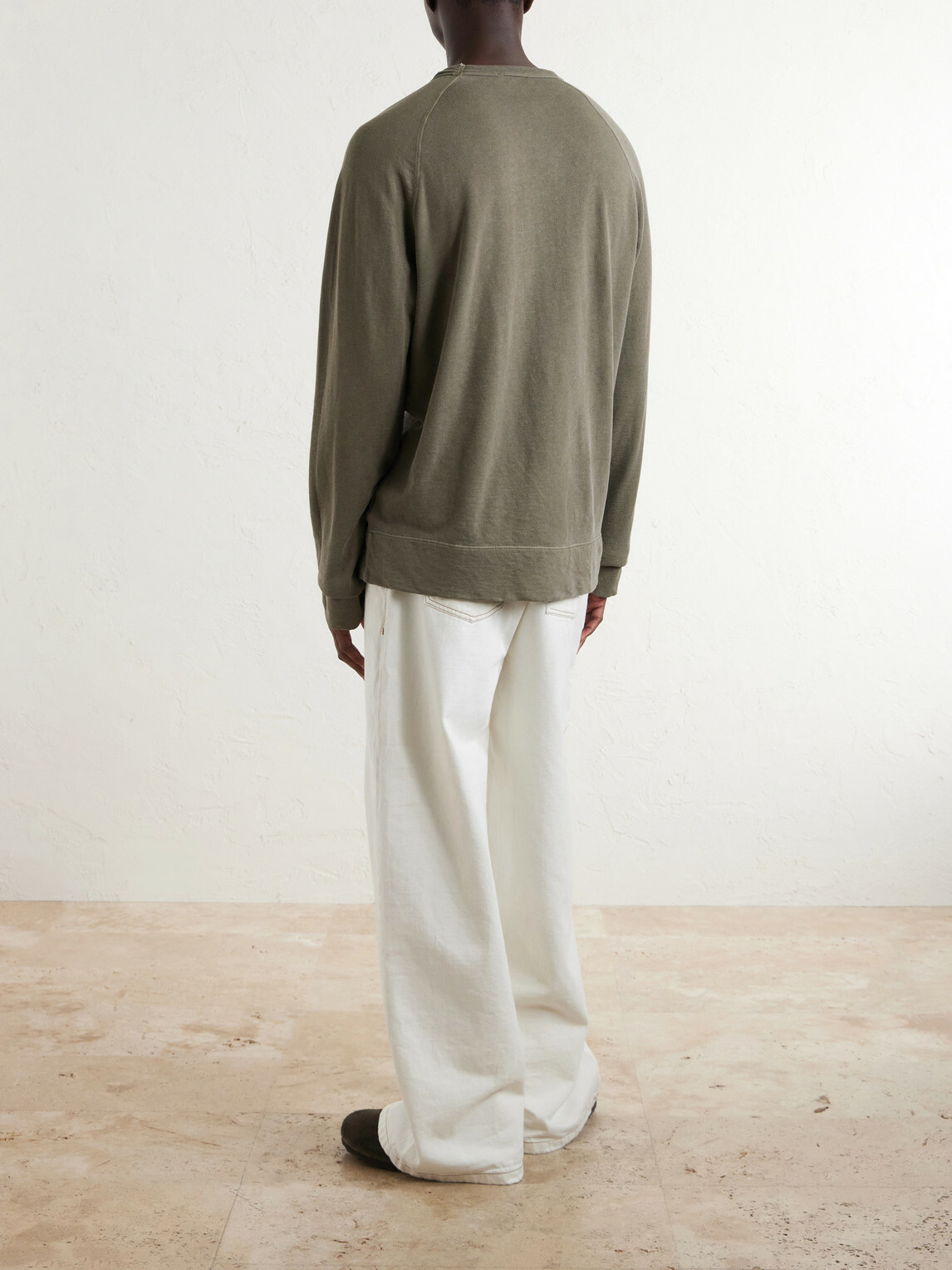 James Perse - Cotton-Jersey Sweatshirt - Green