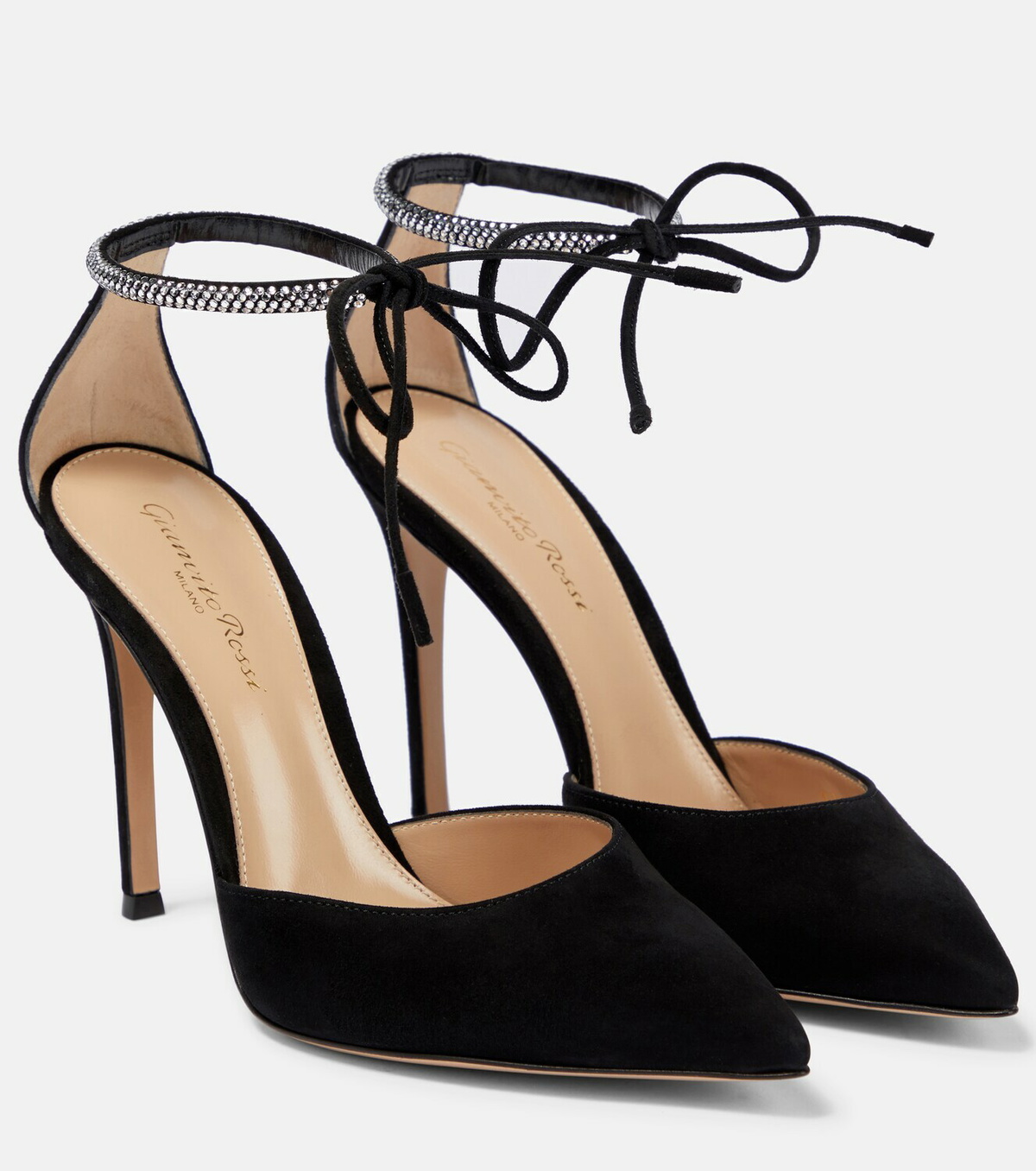 Gianvito Rossi - Montecarlo D'Orsay 105 suede pumps Gianvito Rossi