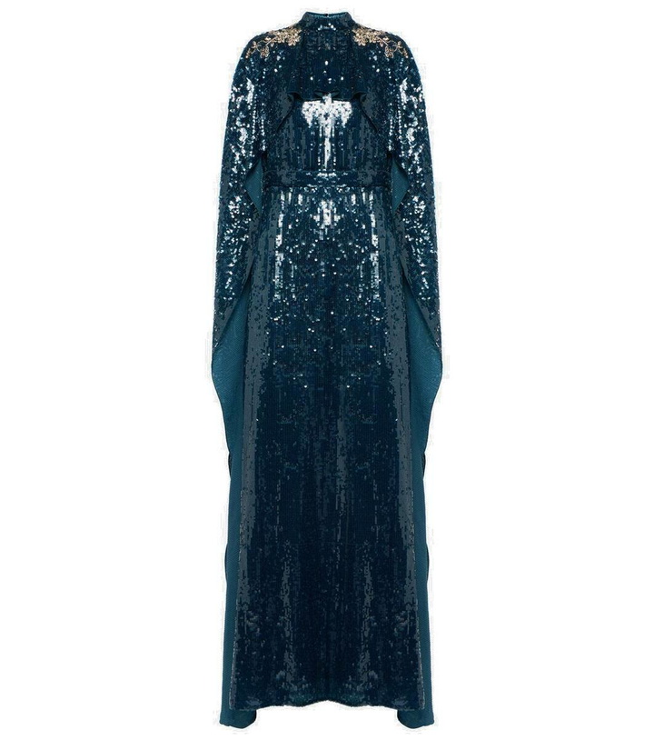 Photo: Erdem Caped sequined gown