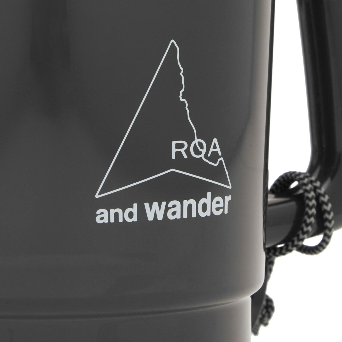 and wander Men's x ROA Logo Mug in Black 