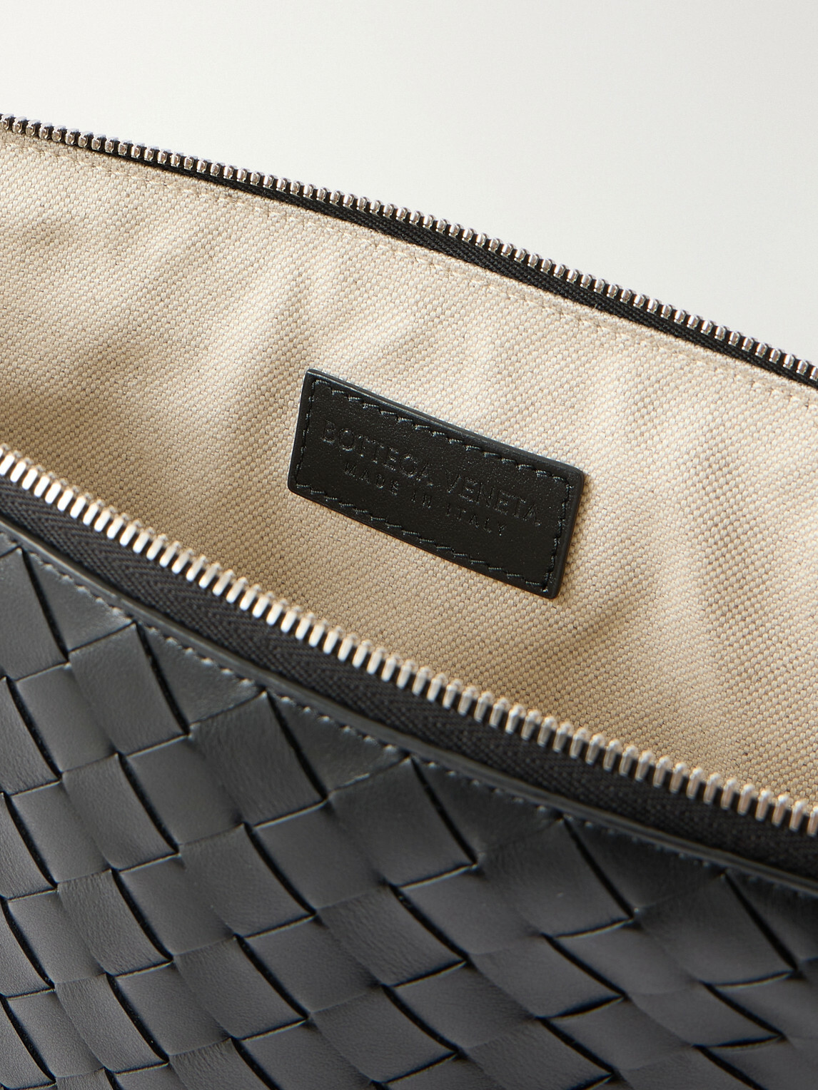 Bottega Veneta - Getaway Intrecciato Leather Document Case - Black