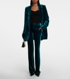 Petar Petrov Gomez low-rise slim velvet pants