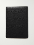 TOM FORD - Logo-Print Full-Grain Leather Passport Holder