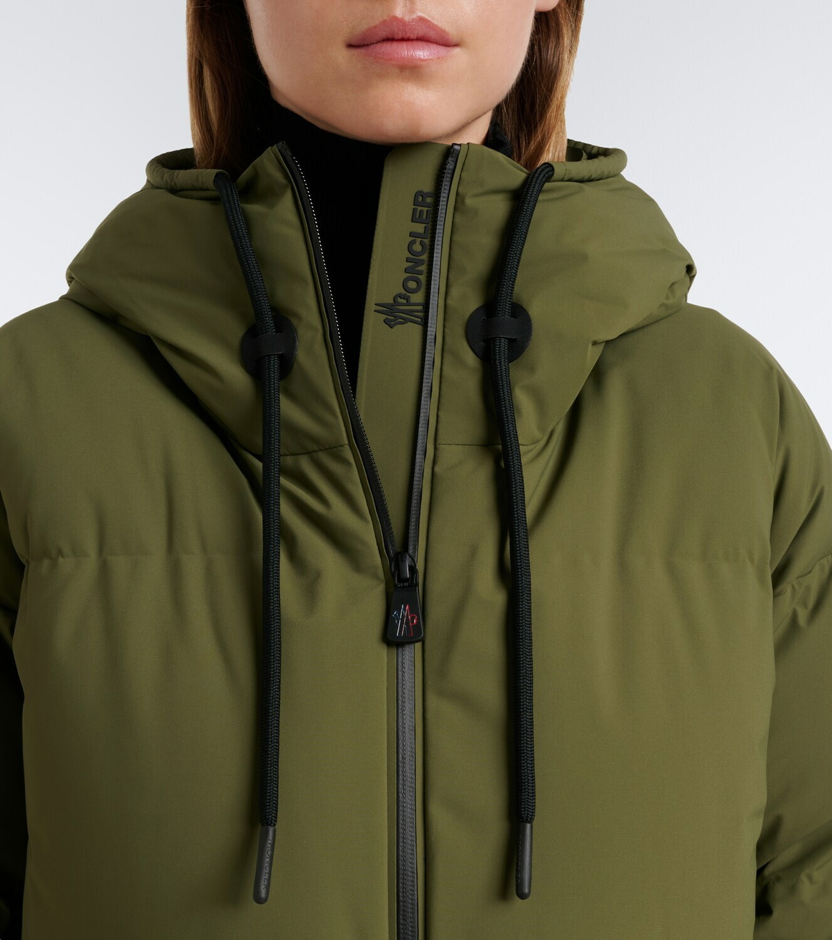 Moncler Grenoble Hooded down ski jacket