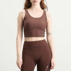 Bandit Women's Soft Compression Scoop Neck Tank in Cacao