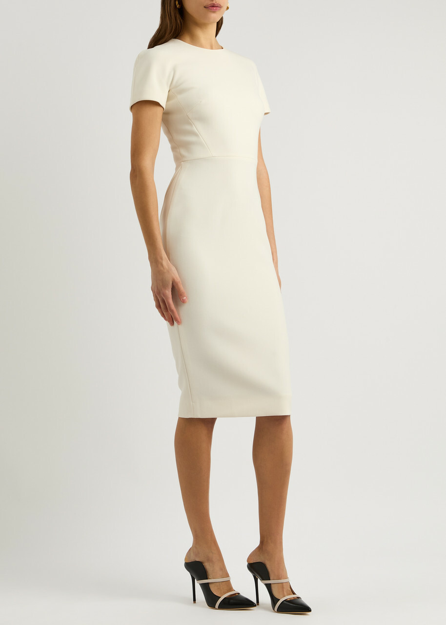 victoria beckham ivory dress slim fit dress slacks Floor-Length Cami Dress In Ivory Victoria Beckham UK