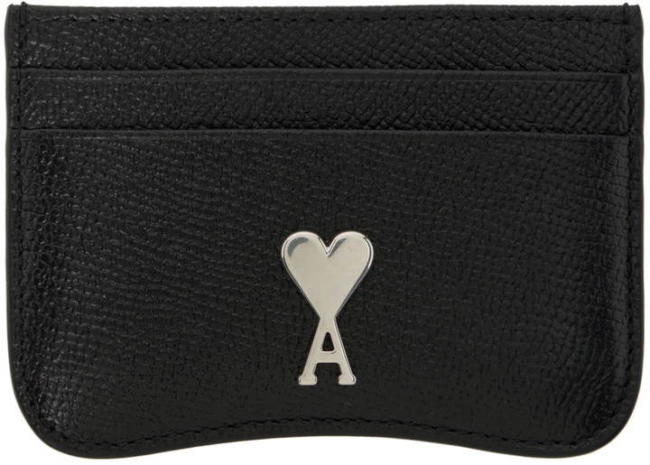 Photo: AMI Paris Black Paris Paris Card Holder