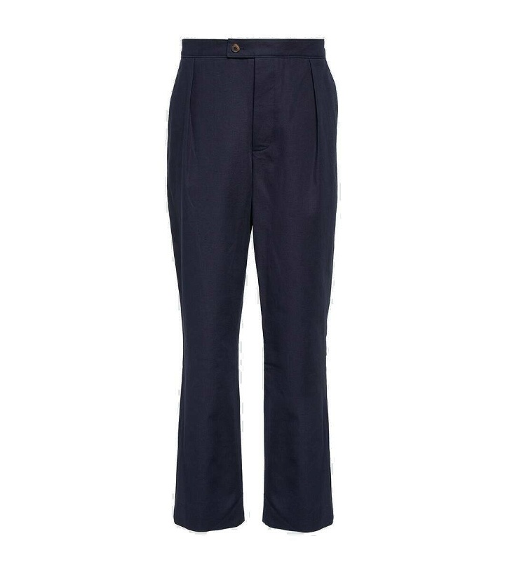 Photo: King & Tuckfield Pleated cotton and linen pants