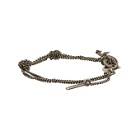 Ann Demeulemeester Silver Chain Knot Bracelet