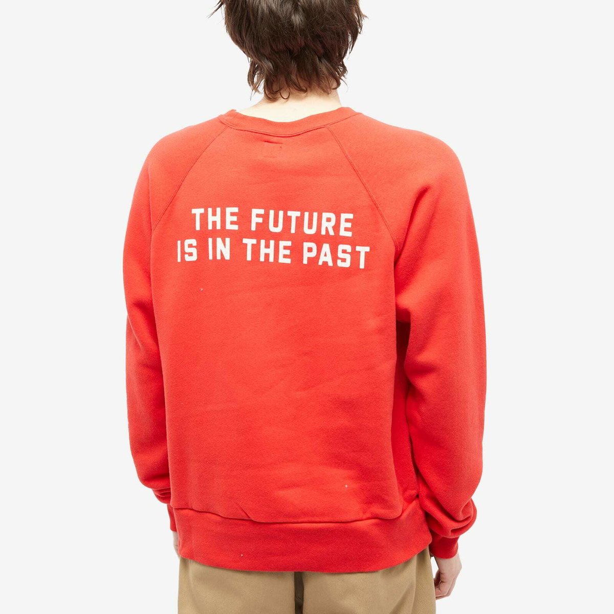 Human Made Men's Dry Alls Crew Neck Sweat in Red Human Made