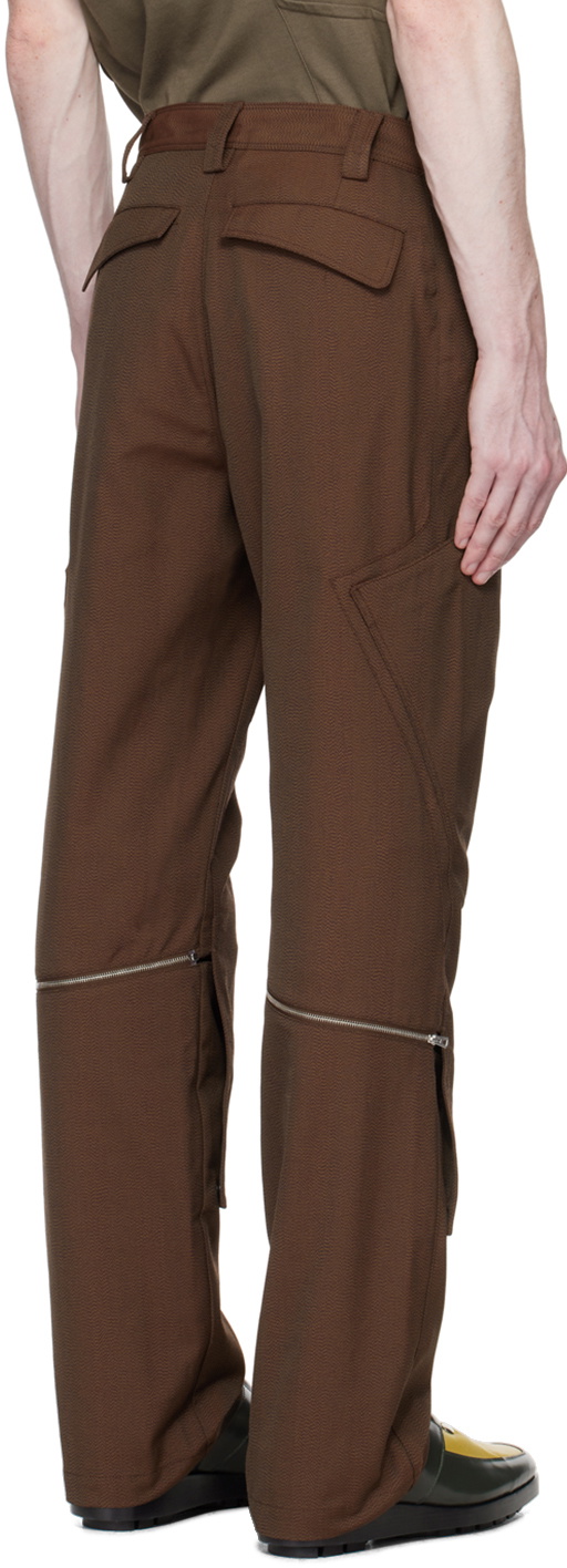 a*す様 【KIKO KOSTADINOV】ToninoUtility Trou Kiko Kostadinov Brown Tonino Trousers Kiko Kostadinov