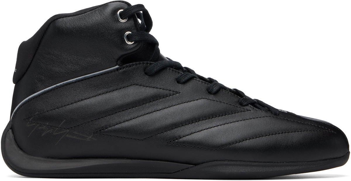 Y-3 Black & Silver Mercedes-AMG F1 Edition Feroza Hi Sneakers