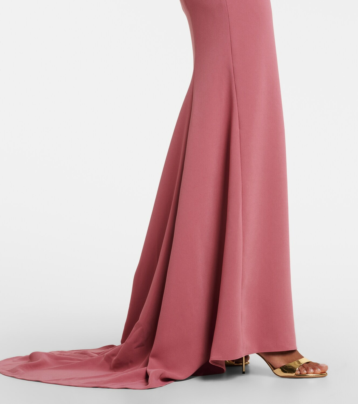 Solace London Seraphina one-shoulder gown