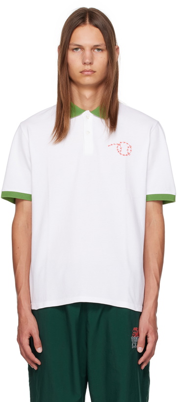 Photo: Palmes SSENSE Exclusive White PTFC Polo