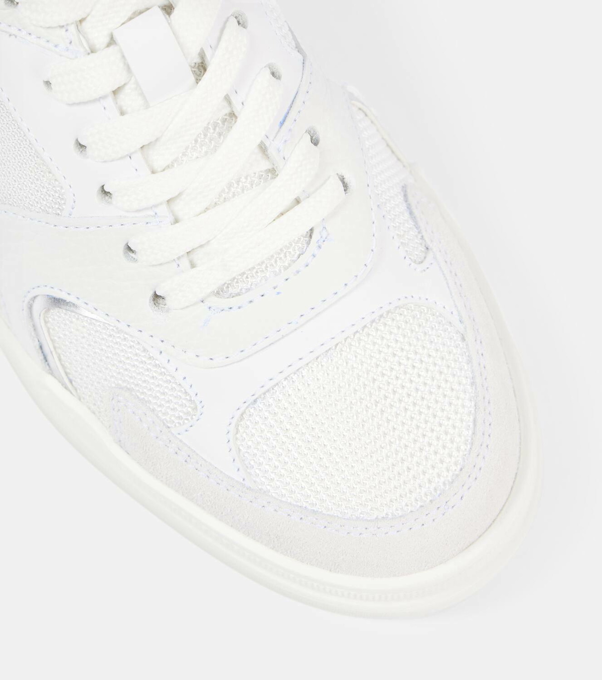 Bogner Hollywood 29A leather-trimmed mesh sneakers