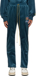 Rhude Navy Polyester Lounge Pants