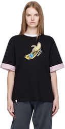 Charles Jeffrey LOVERBOY Black Turn Up T-shirt