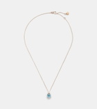 Pomellato Nudo Mini 18kt rose gold pendant necklace with topaz and diamonds
