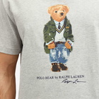 Polo Ralph Lauren Men's Heritage Bear T-Shirt in Andover Heather