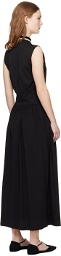 TOTEME Black Sleeveless Midi Dress
