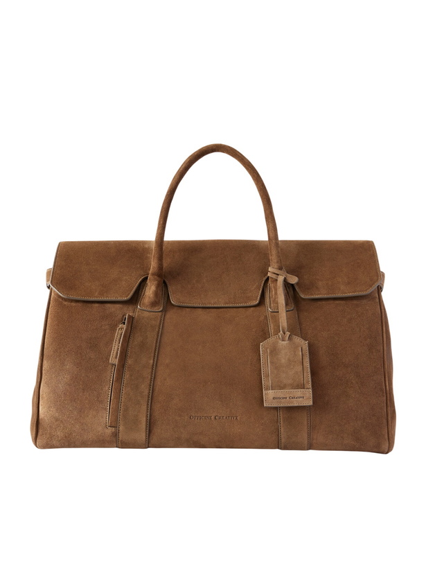 Photo: Officine Creative - Bostonian 001 Suede Weekend Bag