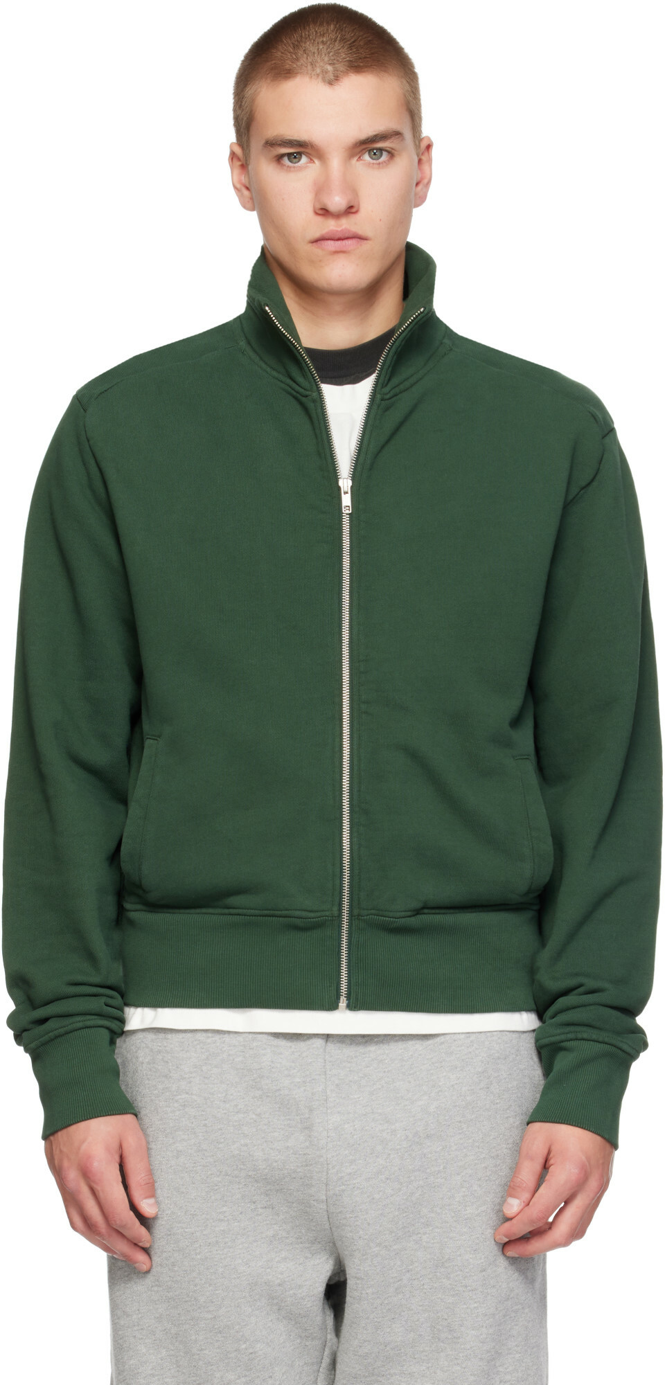 Entire Studios Green Standard Track Jacket