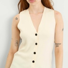 Anine Bing Women's Lawrence Knit Vest in Ivory