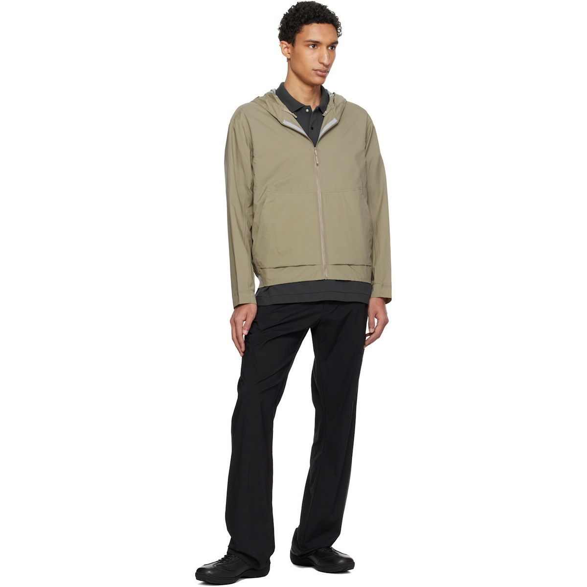 Veilance Taupe Demlo Hoody Jacket
