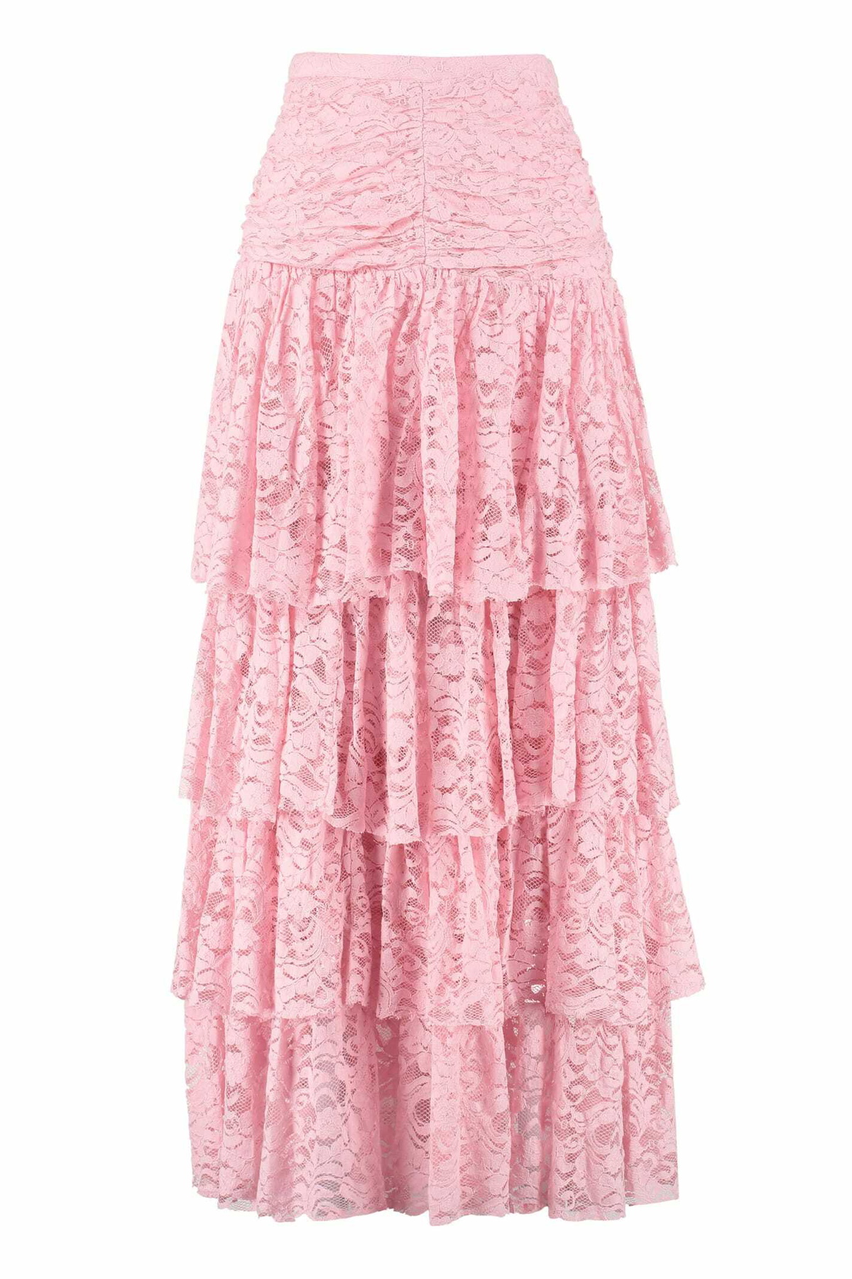 Pleated Skirt in Marsala
