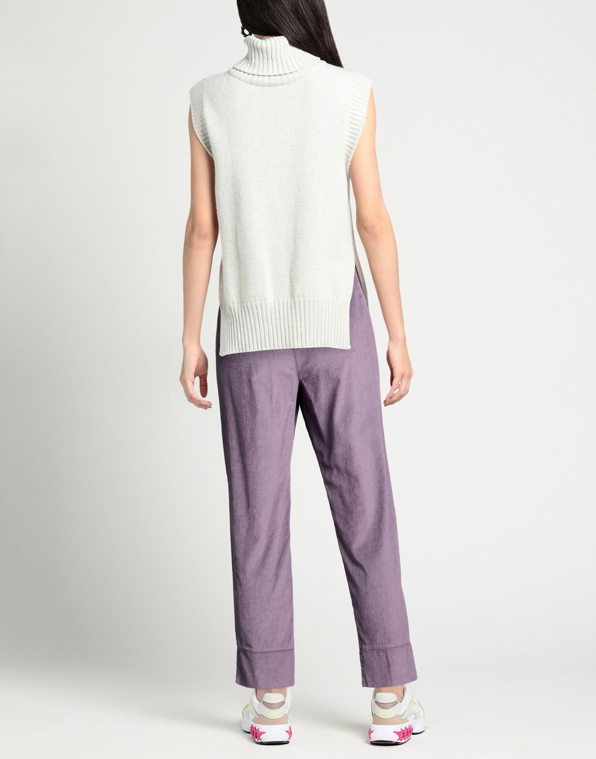 Alessia Santi Womens Pants Lilac